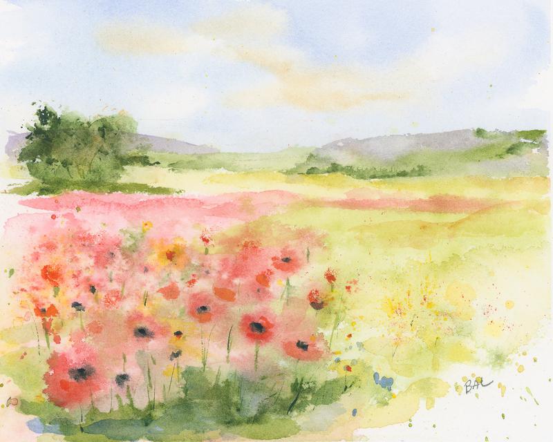 Across The Poppy Field